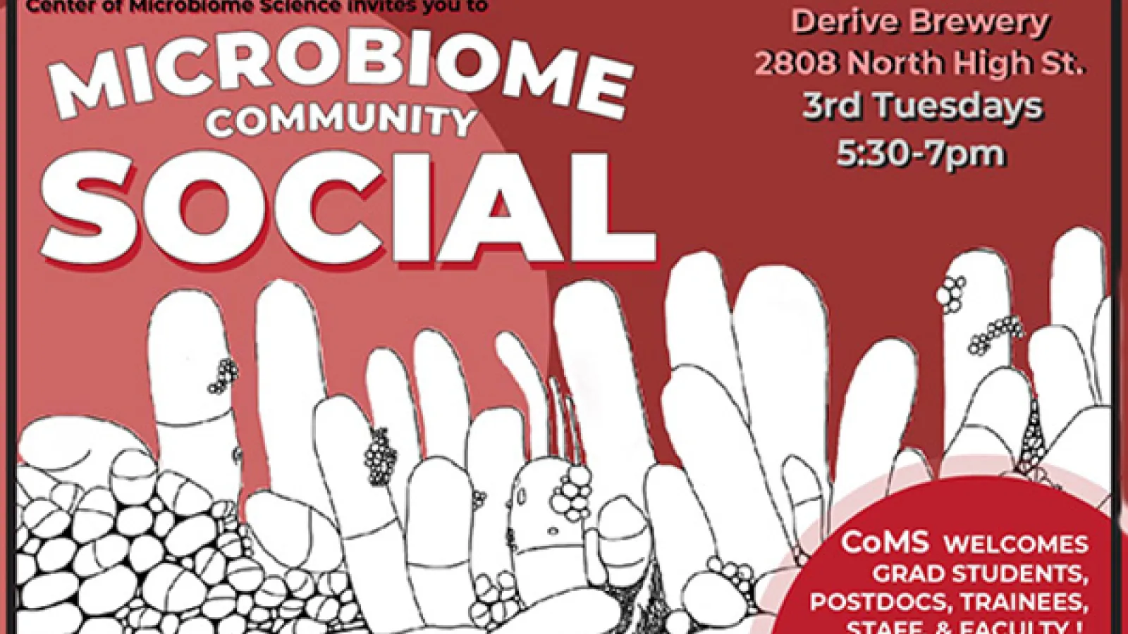 Microbiome Community Social Third Tuesdays at Derive Brewery