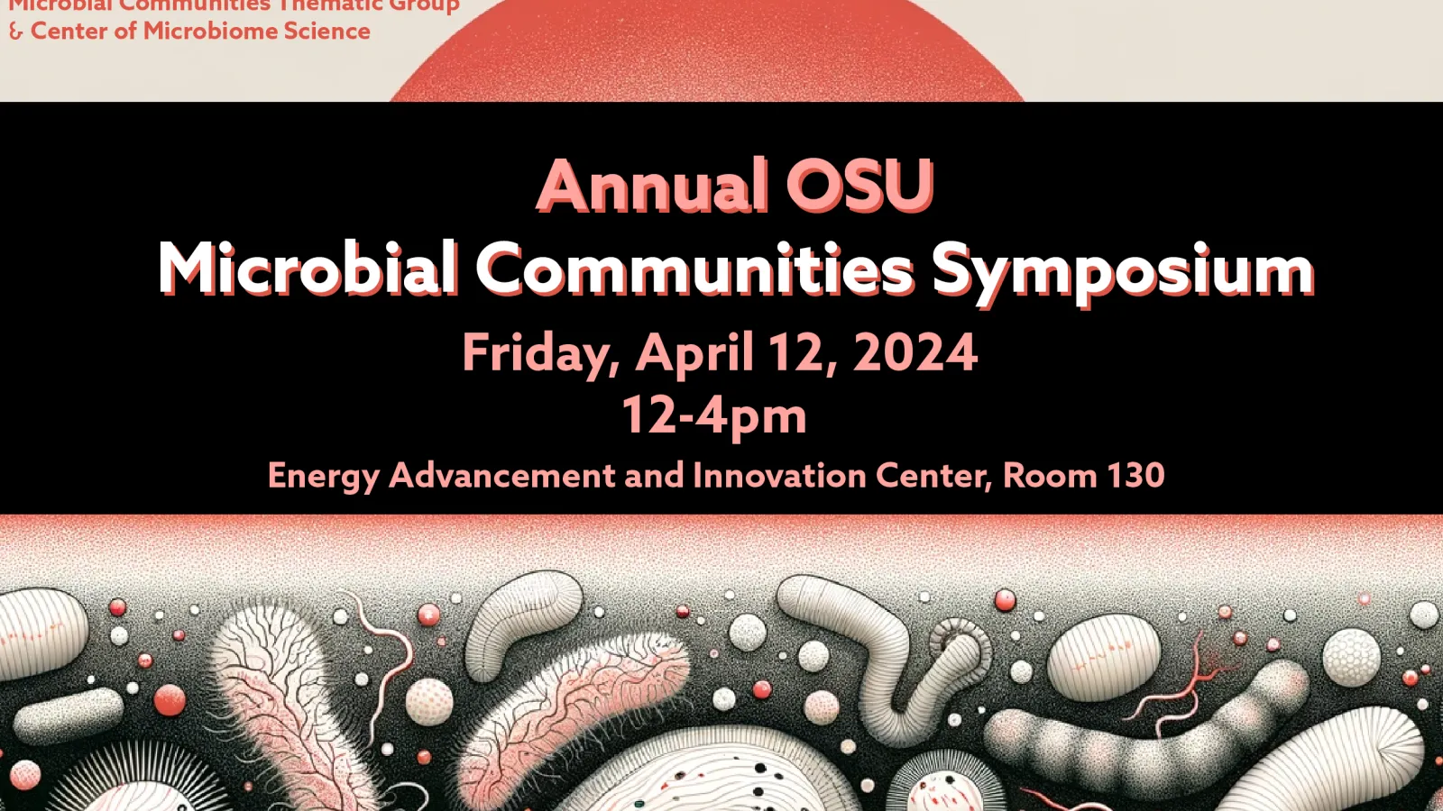 Annual OSU Microbial Communities Symposium April 12, 12-4pm