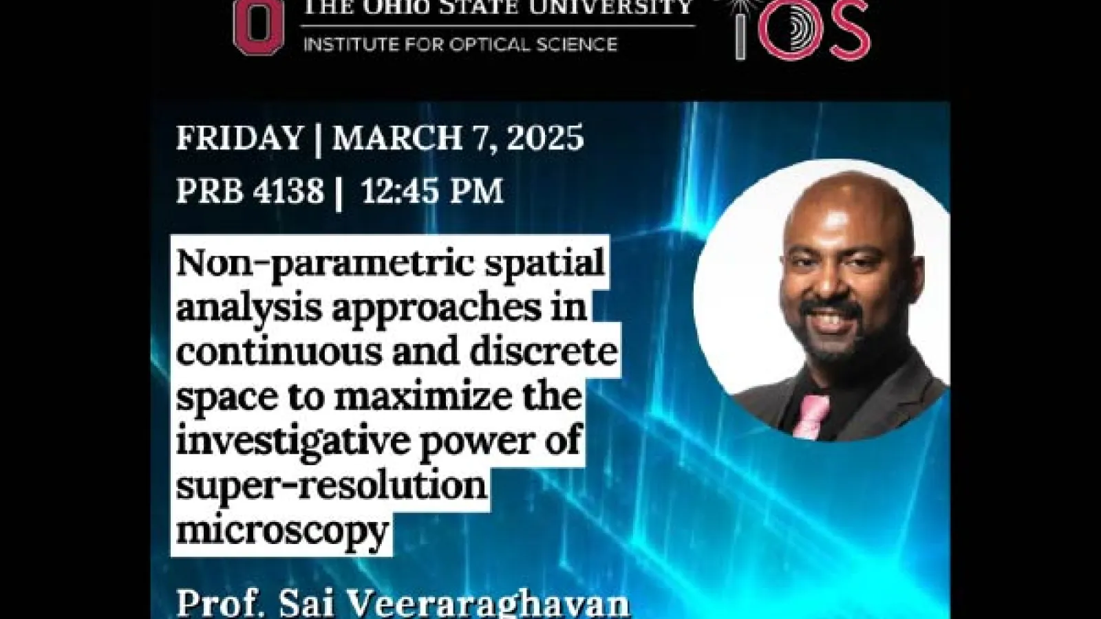 March 7th Interdisciplinary Optics Talk