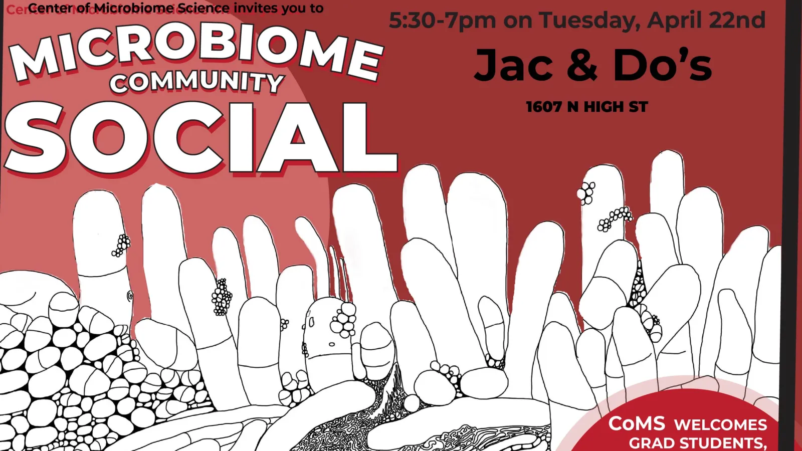 April 22 microbiome social see text below for details