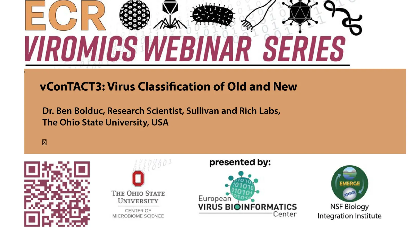ECR Viromics Webinar Ben Bolduc 6.11.25 10am talk zoom link in invite