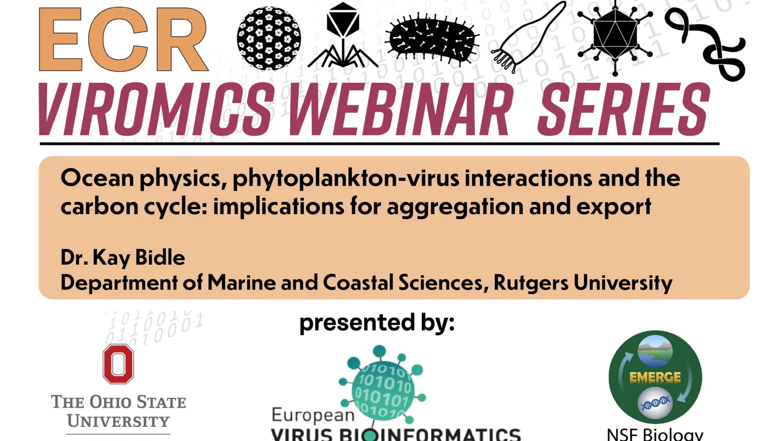 Jan 14 2026 ECR webinar with Kay Bidle