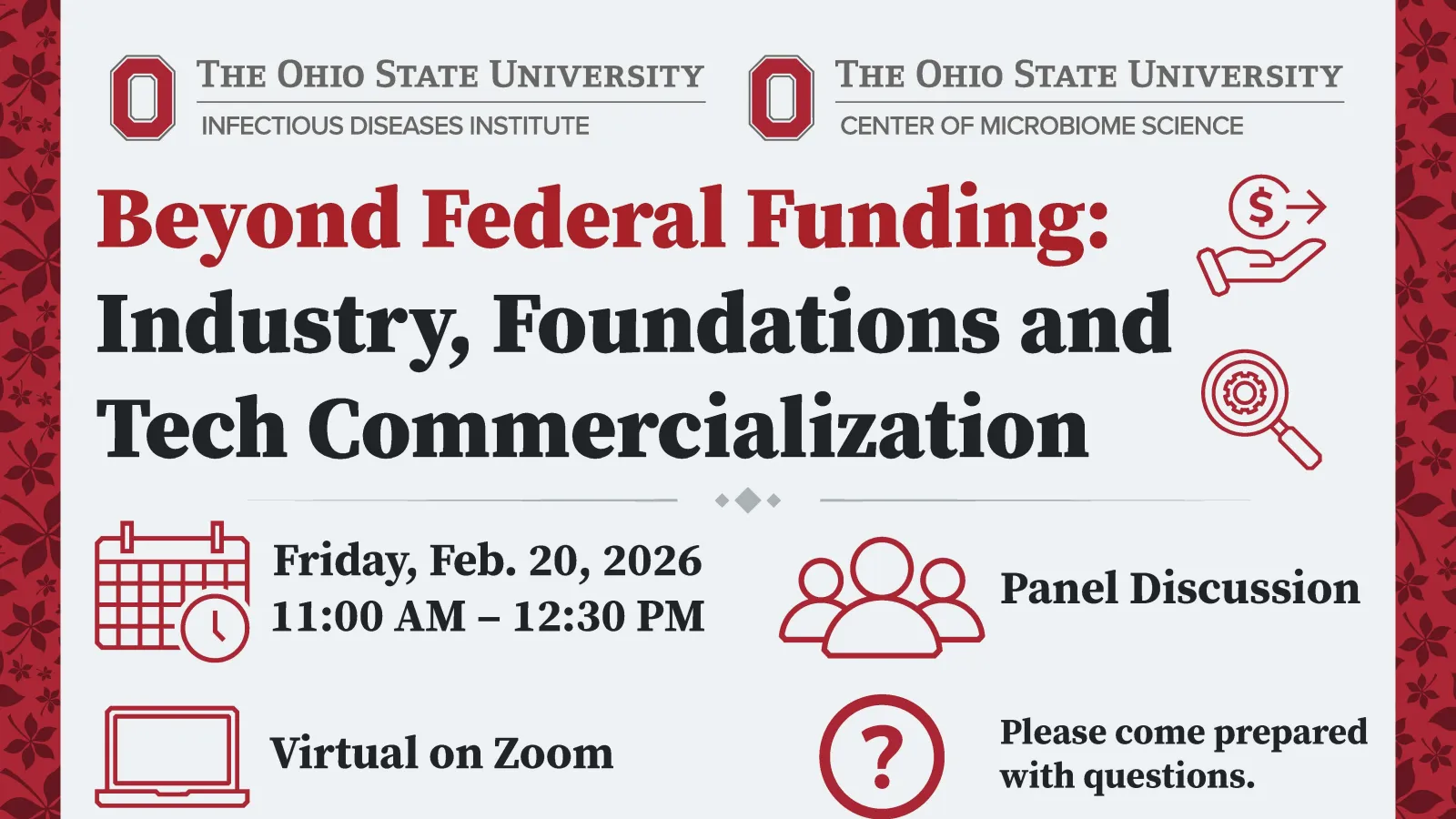 Beyond Federal Funding Feb 20 webinar - see details below