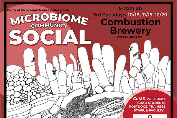 Microbiome Community Social at Combustion Brewery 11/15 5-7pm
