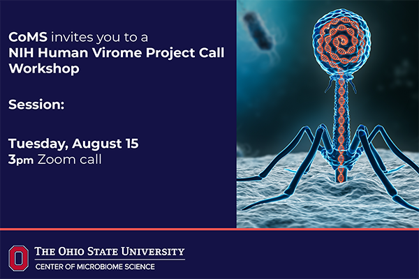 CoMS NIH Human Virome Project Call Workshop Aug. 15 3pm