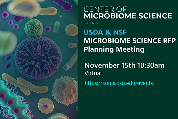 USDA & NSF MICROBIOME SCIENCE RFP Planning Meeting - Nov.15 session