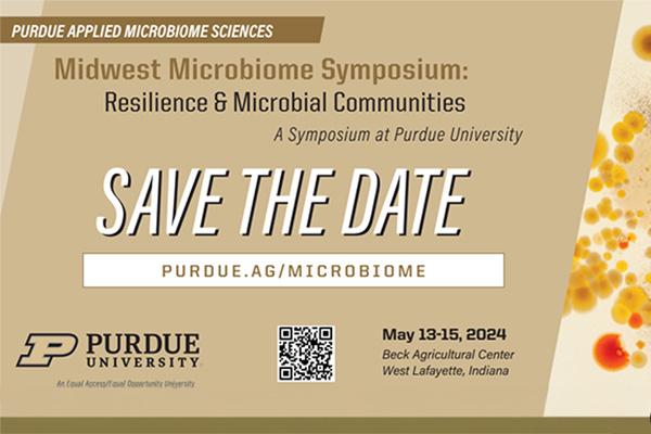 2024 Midwest Microbiome Symposium at Purdue May 13-15, 2024
