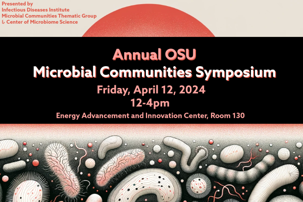 Annual OSU Microbial Communities Symposium April 12, 12-4pm