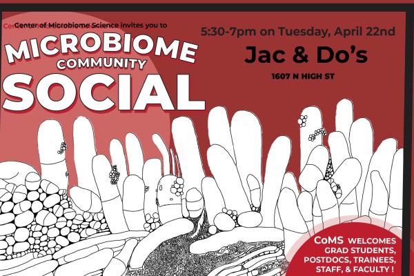 April 22 microbiome social see text below for details