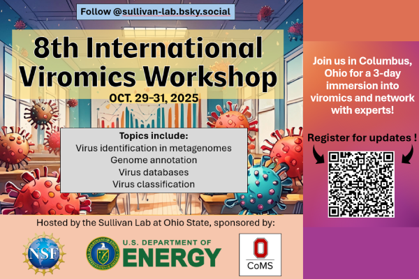 SAVE THE DATE 8th International Viromics Workshop Oct. 29-31, 2025