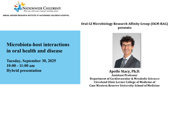 Sept. 30 Dr. Stacey talk
