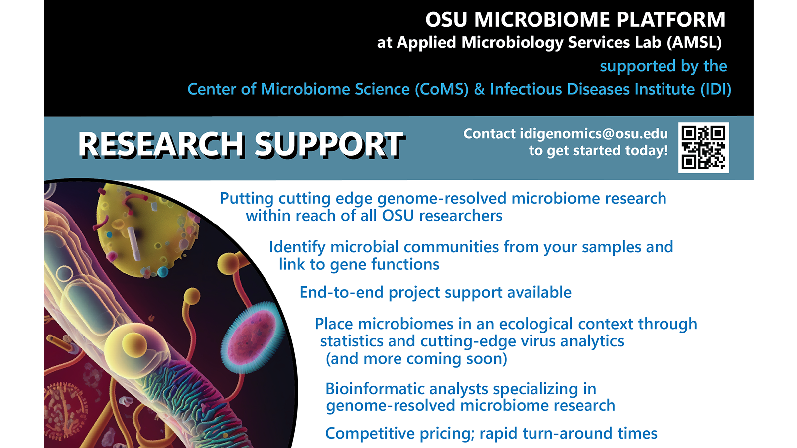 Microbiome Platform research support