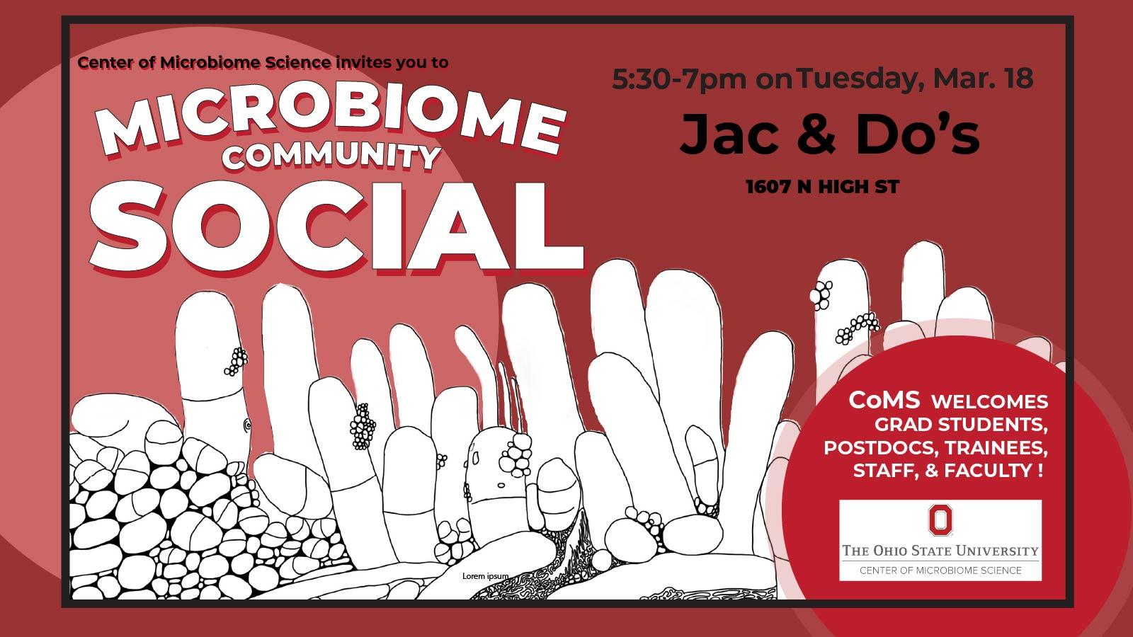 Microbiome Community Social Mar 18 25 more details below