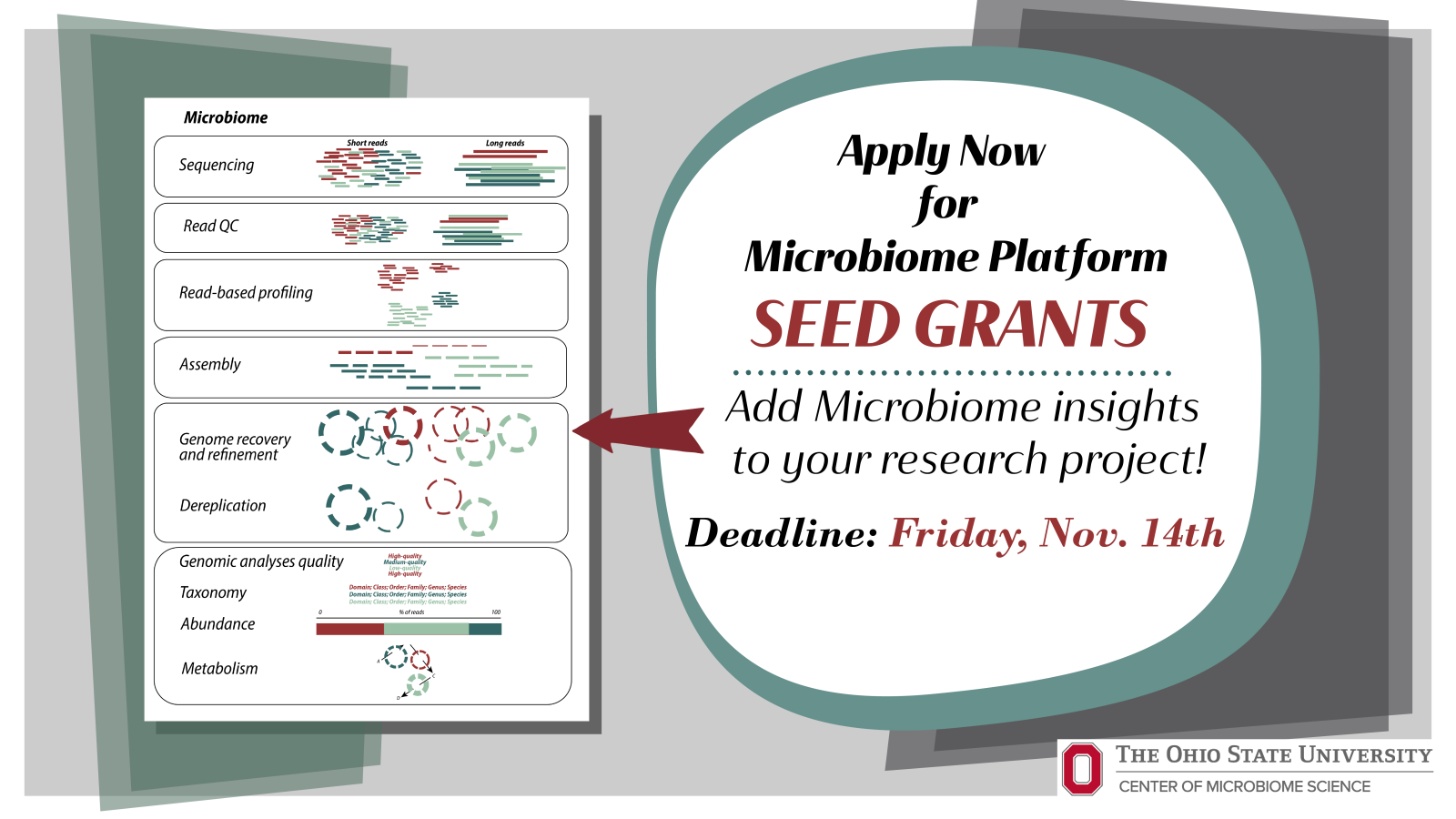CoMS Seed Grant Deadline Nov 14 2025